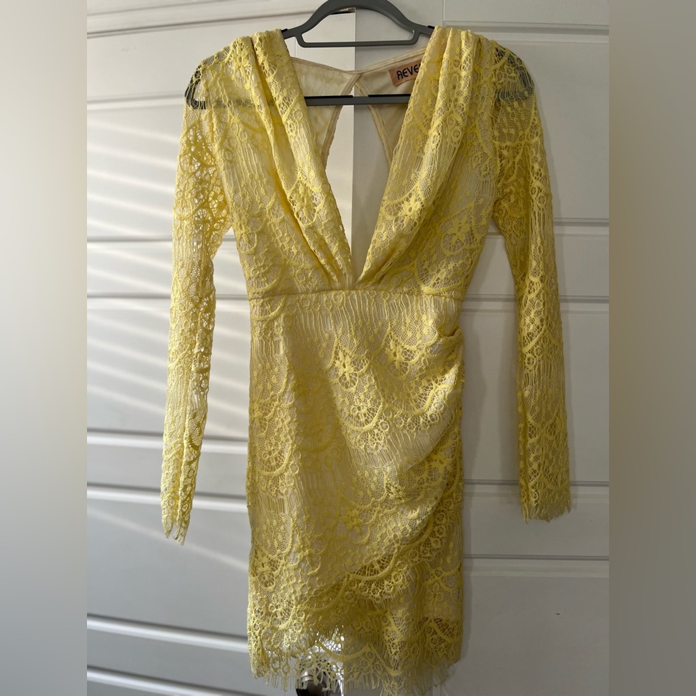 Reverse Yellow Lace dress